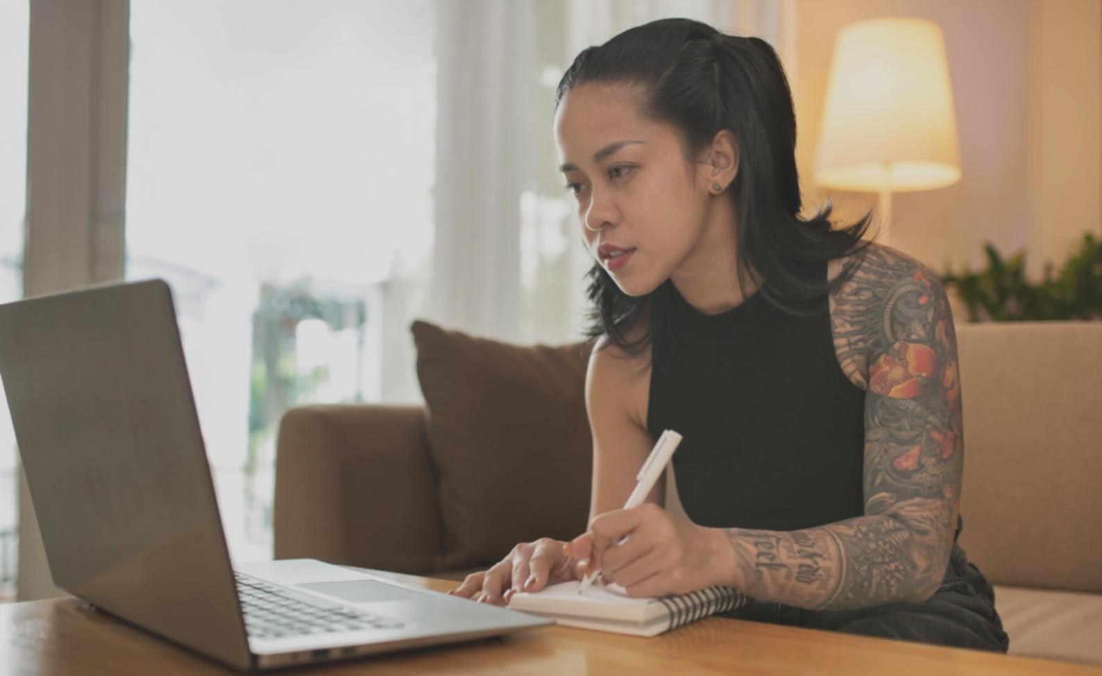 Financial planning workspace showing collaborative business strategy development